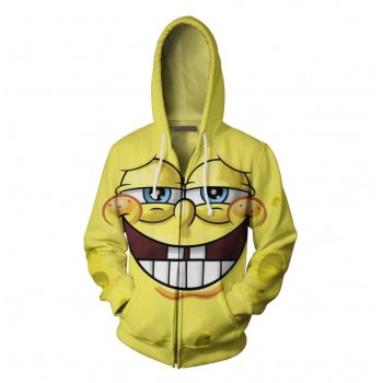 SPONGEBOB SQUAREPANTS 3D ZIPPER HOODIE