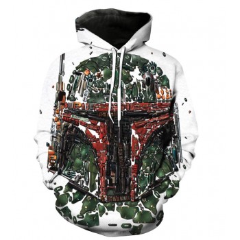 STAR WARS BOBA FETT 3D STREET WEAR HOODIE