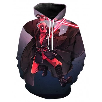 STAR WARS DEADPOOL 3D STREET WEAR HOODIE