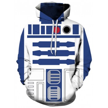 STAR WARS R2D2 3D STREET WEAR HOODIE