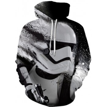 STAR WARS STORM TROOPER FADE 3D STREET WEAR HOODIE