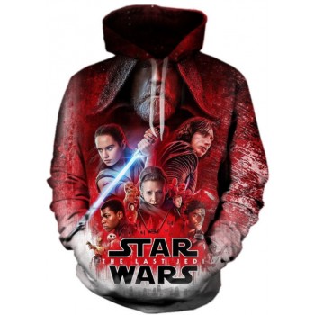 STAR WARS THE LAST JEDI 3D STREET WEAR HOODIE