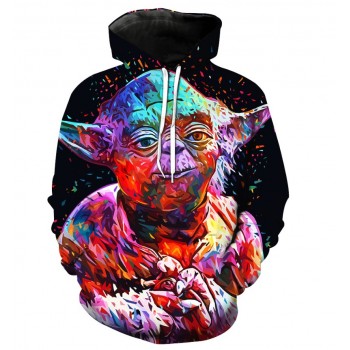 STAR WARS YODA 3D STREET WEAR HOODIE