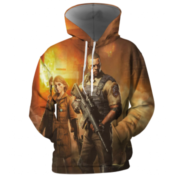 STATE OF SURVIVAL MADDIE AND MIKE 3D HOODIE