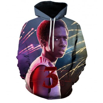 STRANGER THINGS 3 LUCAS CHARLES SINCLAIR 3D HOODIE