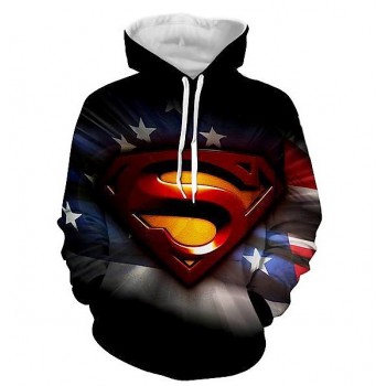 SUPERMAN LOGO 3D HOODIE