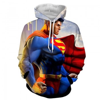 SUPERMAN OF STEEL 3D HOODIE