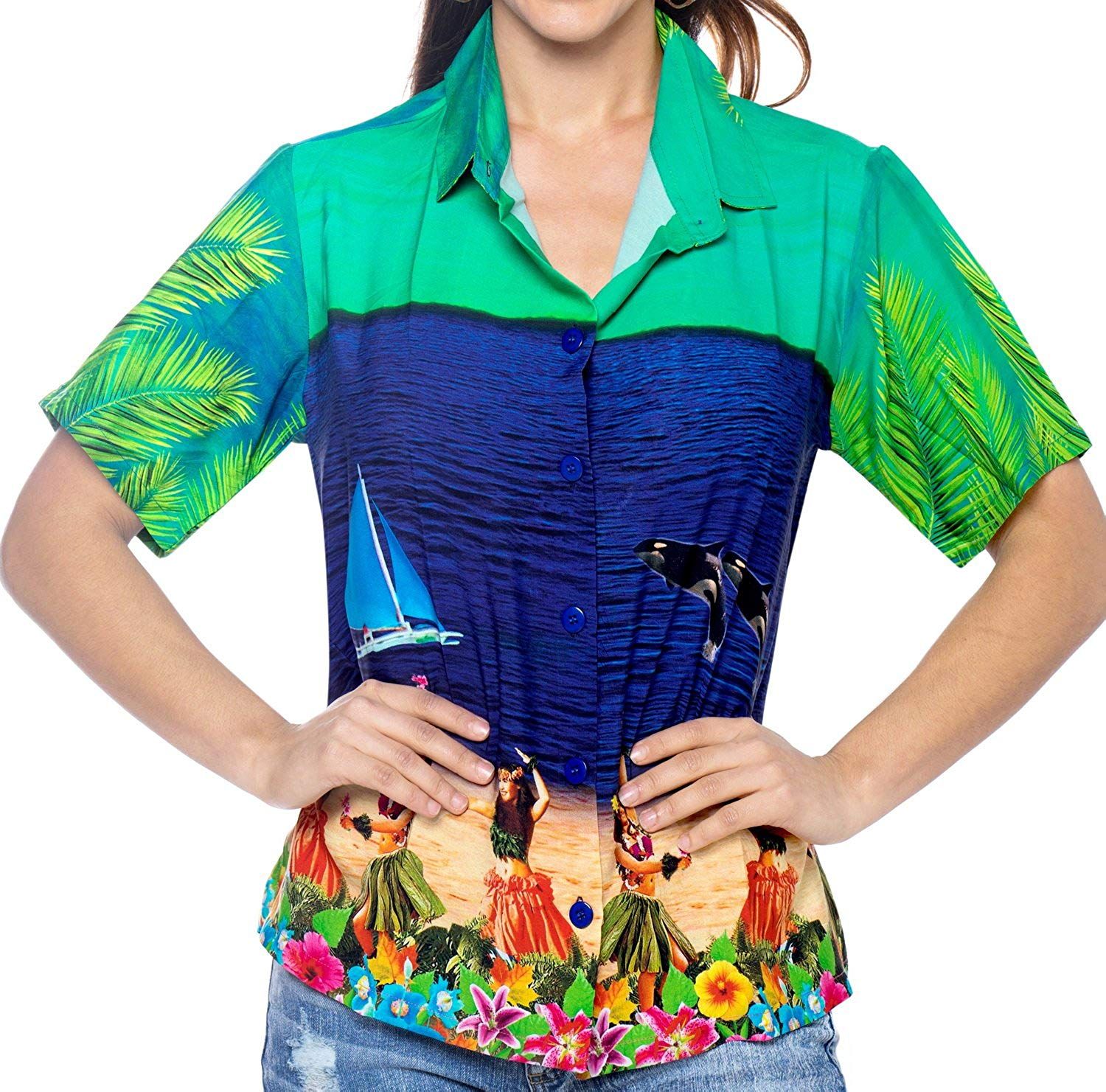 Sea Green Amazing Design Hawaiian Shirt