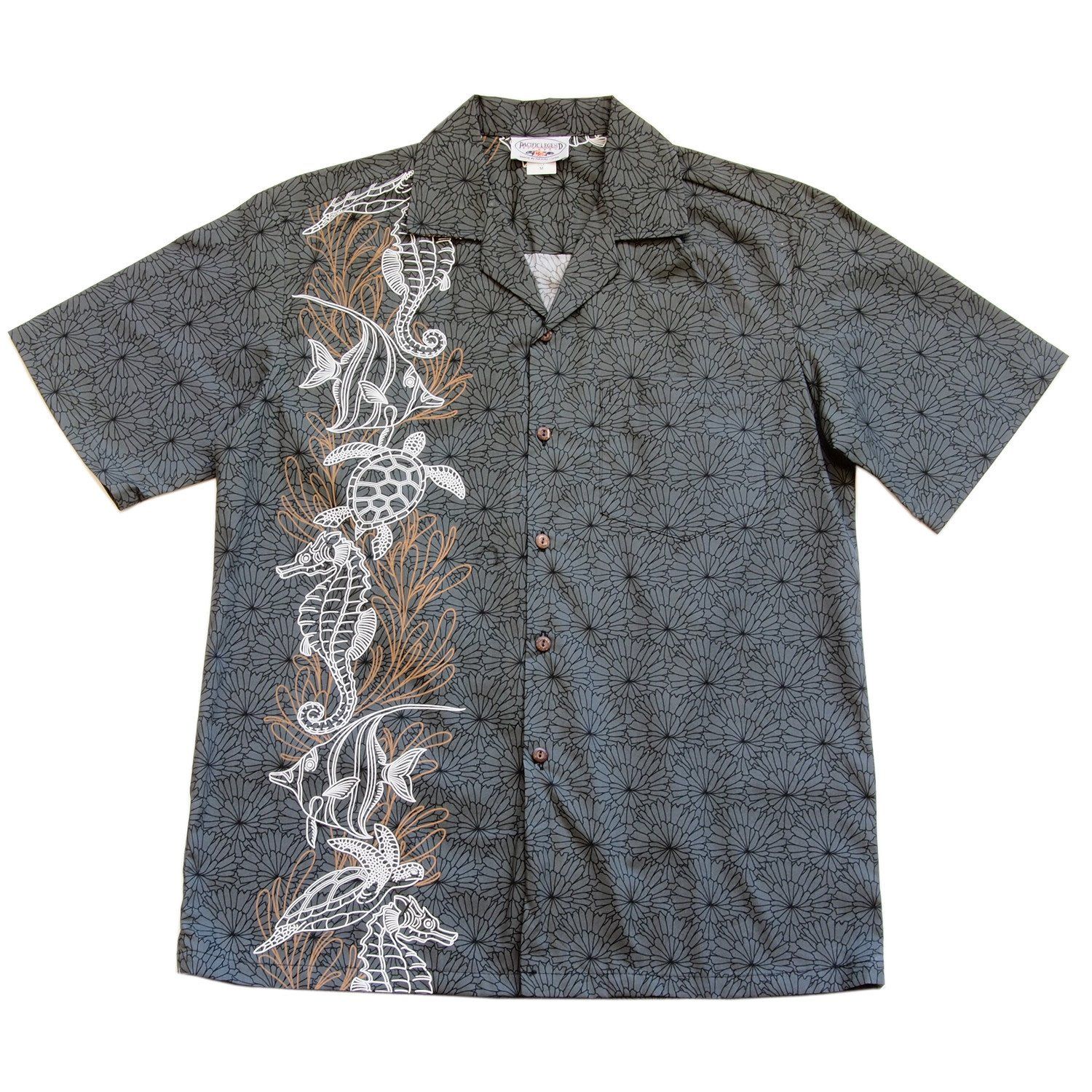 Sea Life Gray Unique Design Hawaiian Shirt