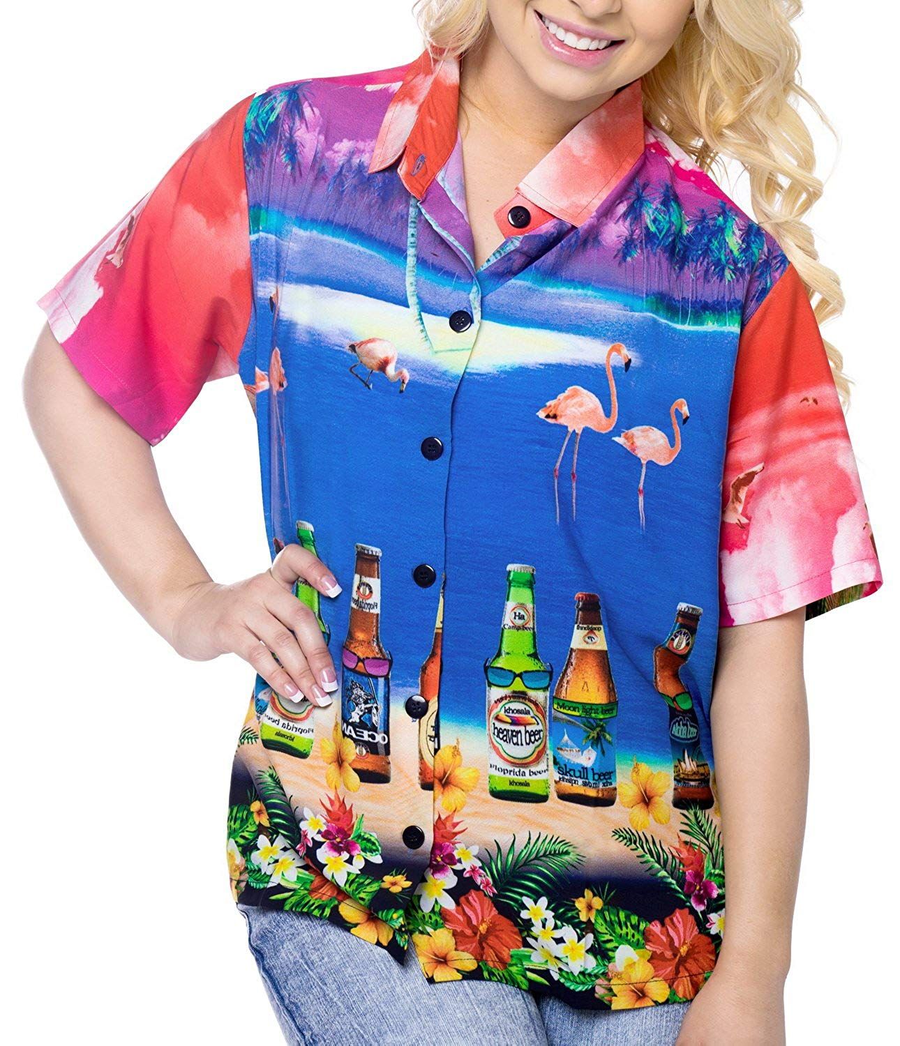 Sea Pink Unique Design Hawaiian Shirt