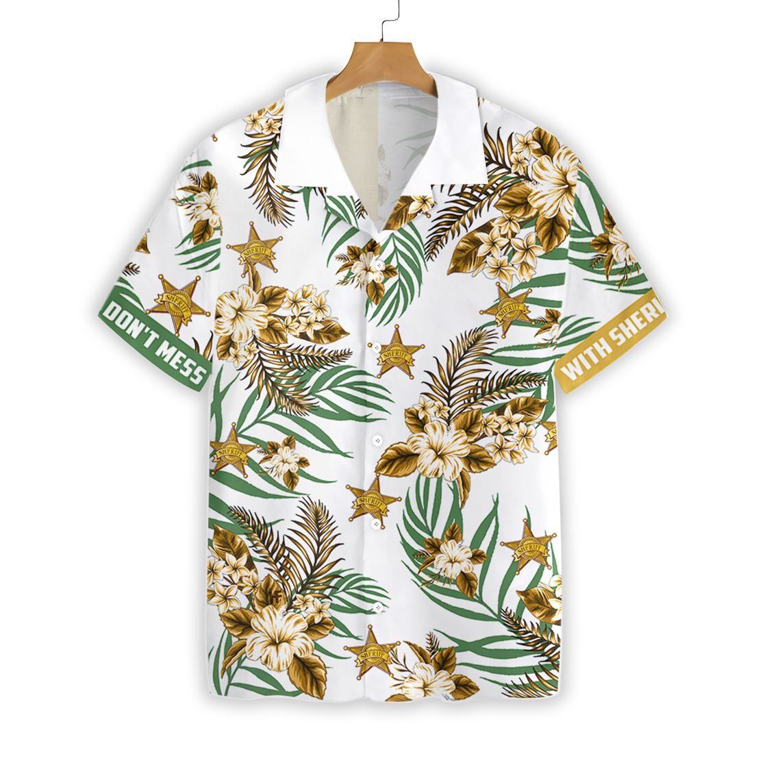 Sheriff White Awesome Design Hawaiian Shirt