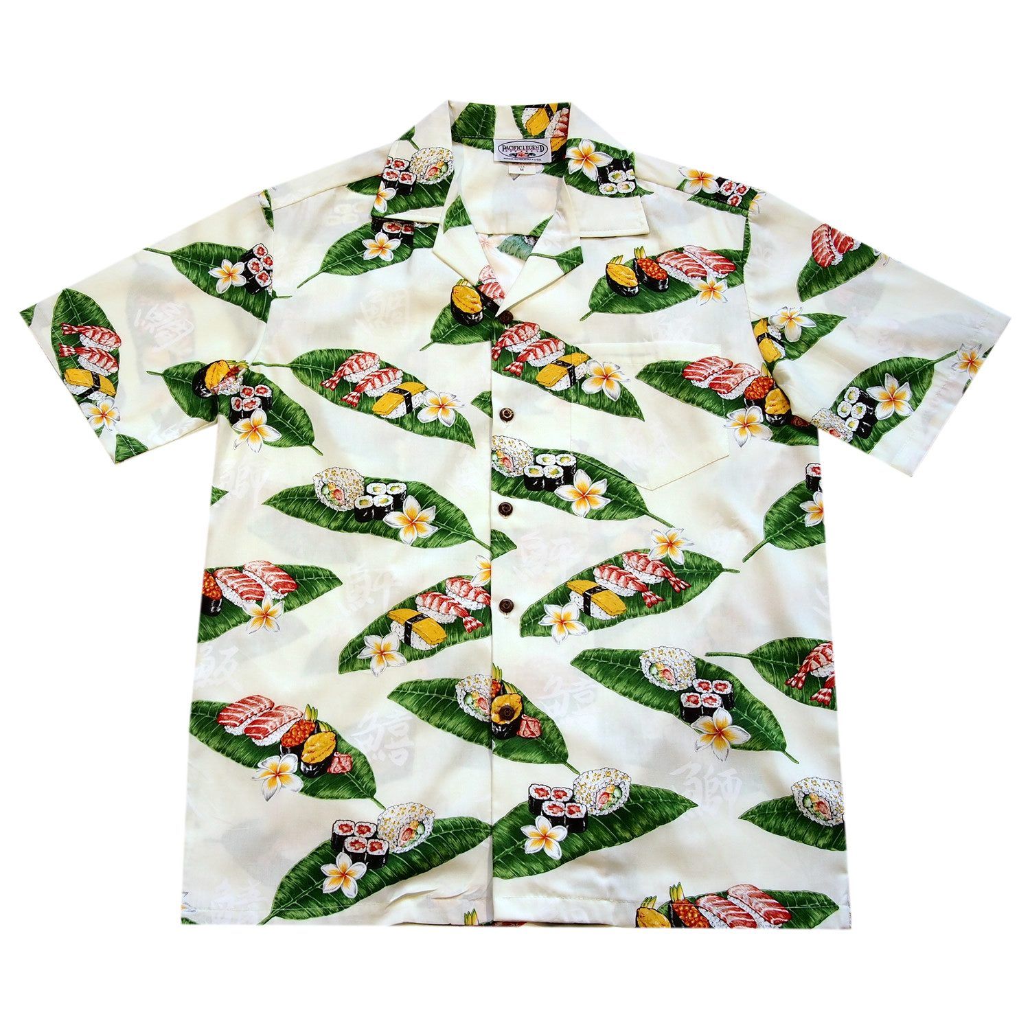 Sushi White High Quality Hawaiian Shirt
