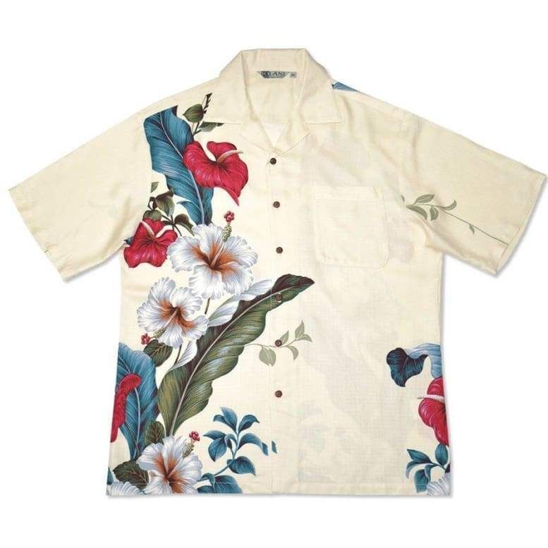 Sweetheart Tan Unique Design Hawaiian Shirt