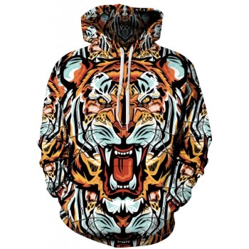 TIGER FUNK 3D HOODIE