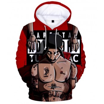 TUPAC AMARU SHAKUR 3D HOODIE