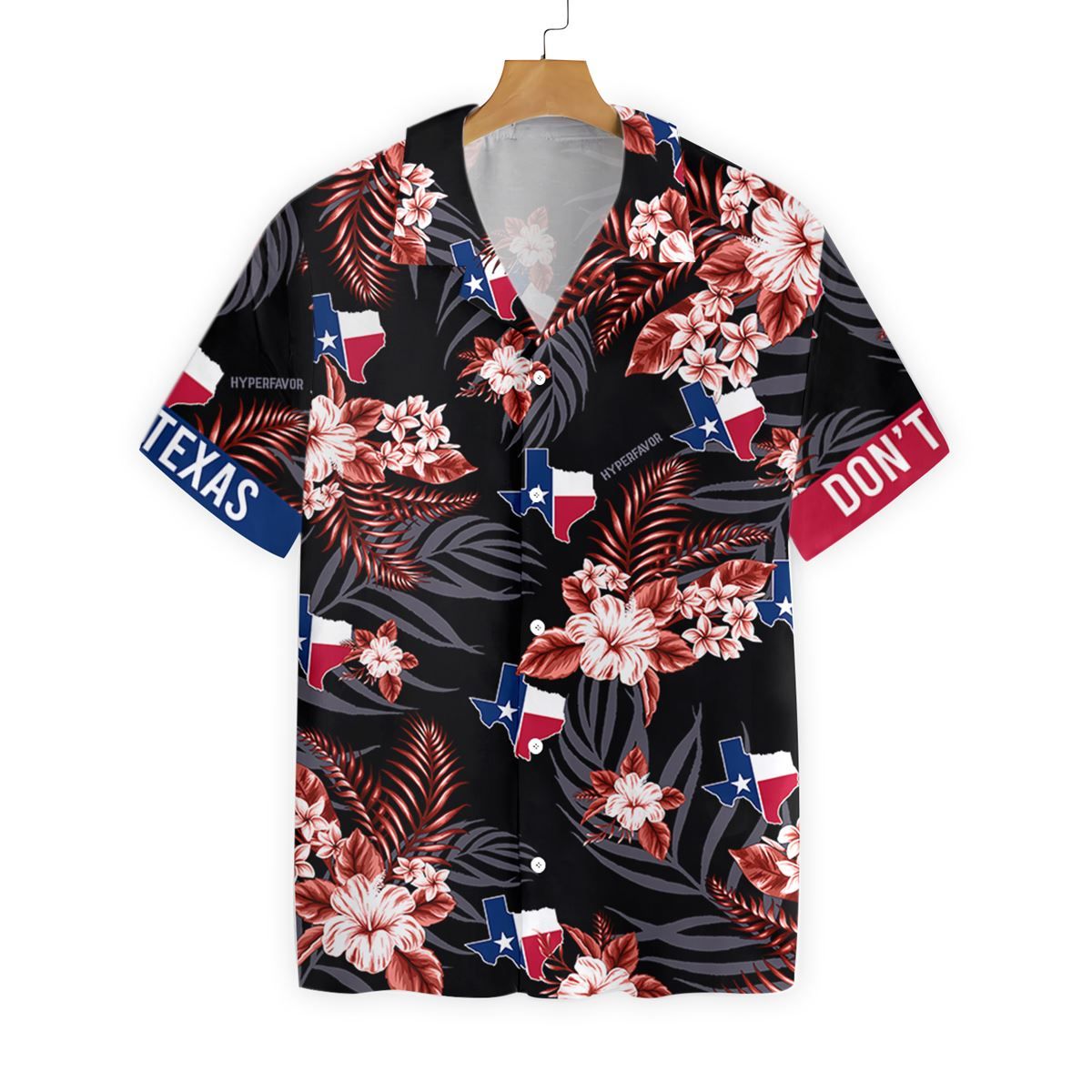 Texas Black Amazing Design Hawaiian Shirt