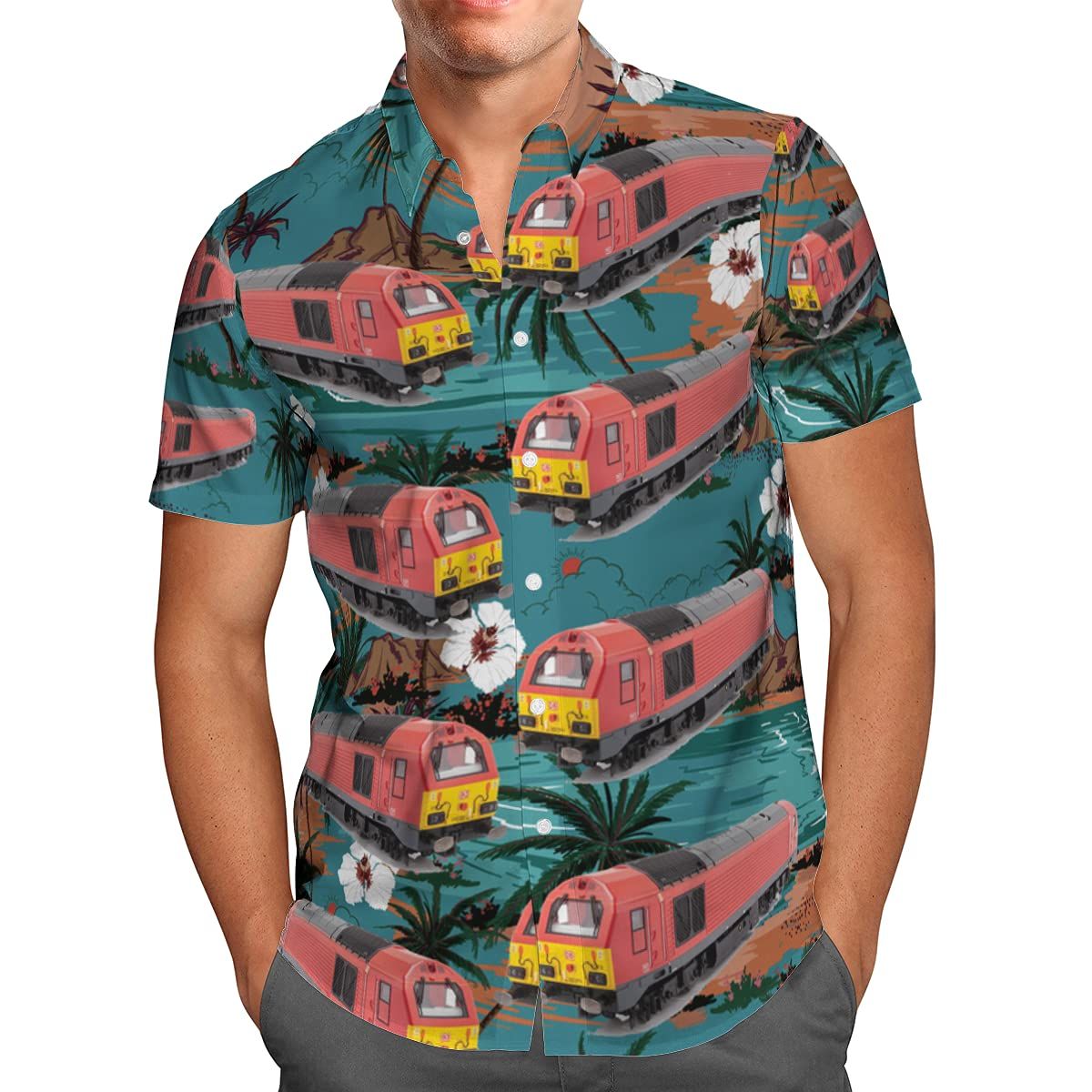 Train Multicolor Best Design Hawaiian Shirt