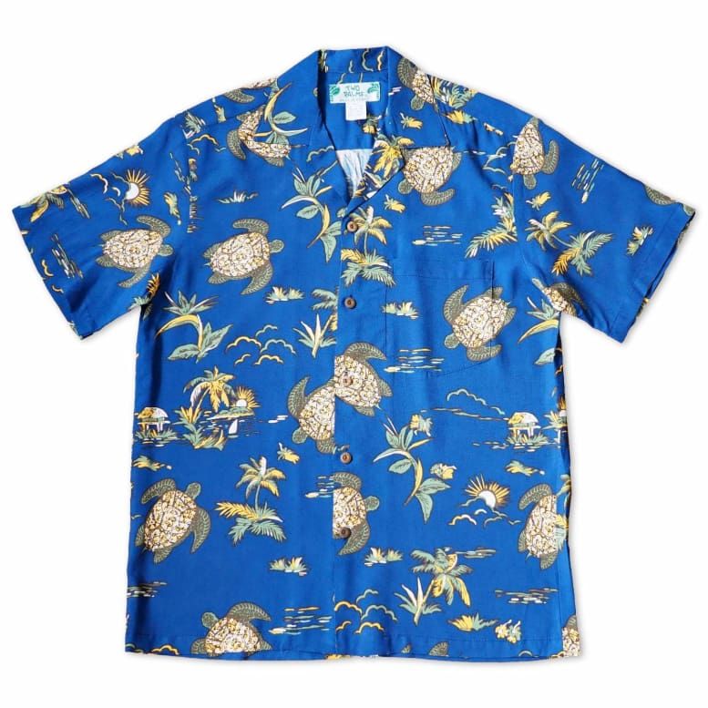 Turtle Blue Unique Design Hawaiian Shirt