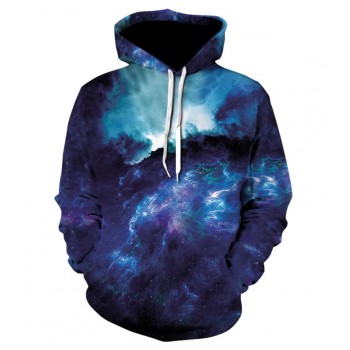 ULTRAVIOLET SPACE PULLOVER 3D HOODIE