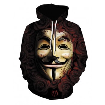 V FOR VENDETTA 3D HOODIE