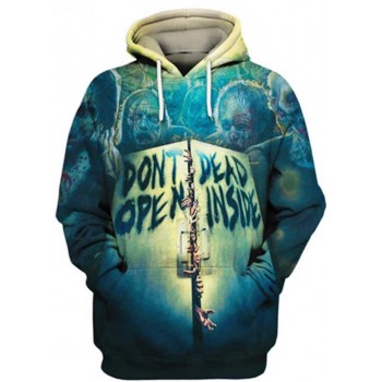 WALKING DEAD ZOMBIE INSIDE 3D STREET WEAR HOODIE