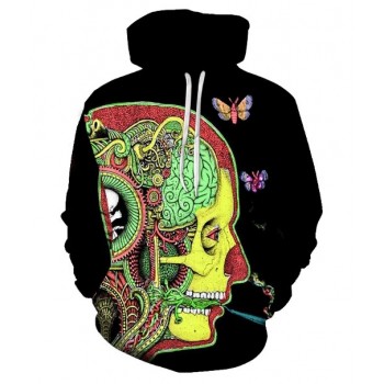 WEED AND NEURONS EFFECTS 3D HOODIE