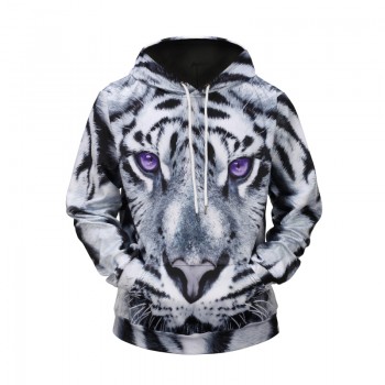 WHITE TIGER 3D HOODIE