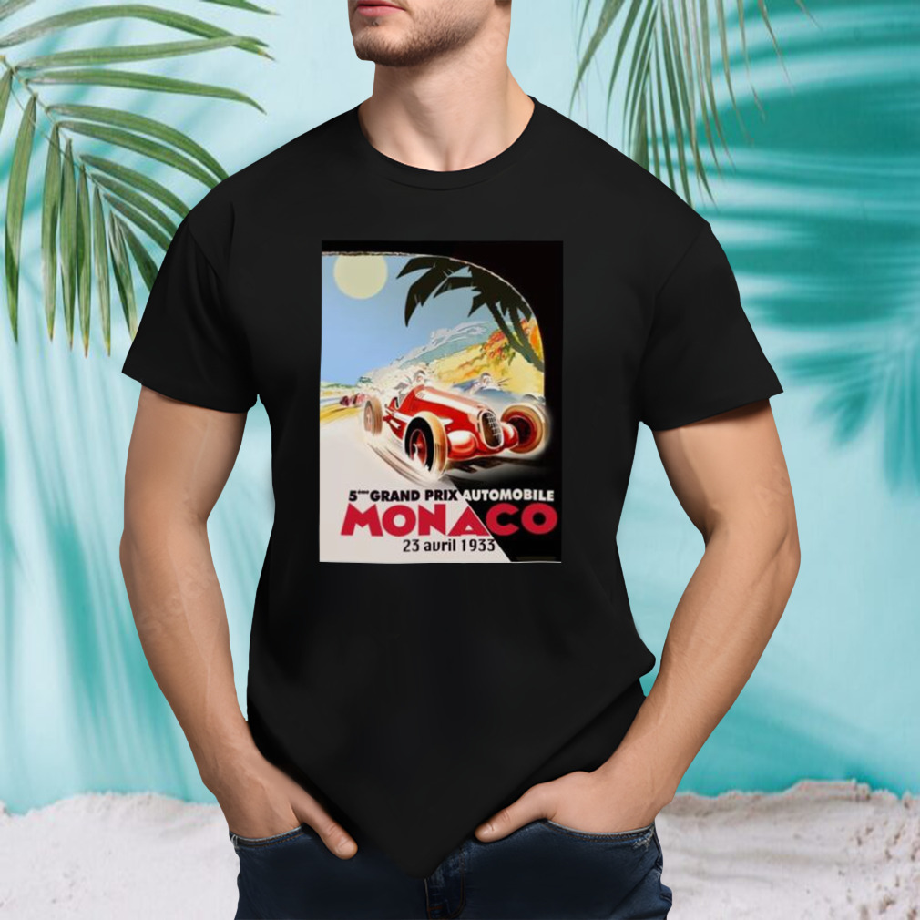 Monaco Grand Prix Posters and Art Prints shirt