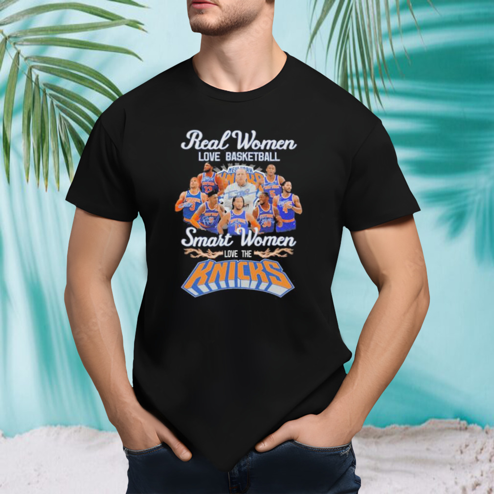 New York Knick Real women love basketball smart women 2023 signatures shirt