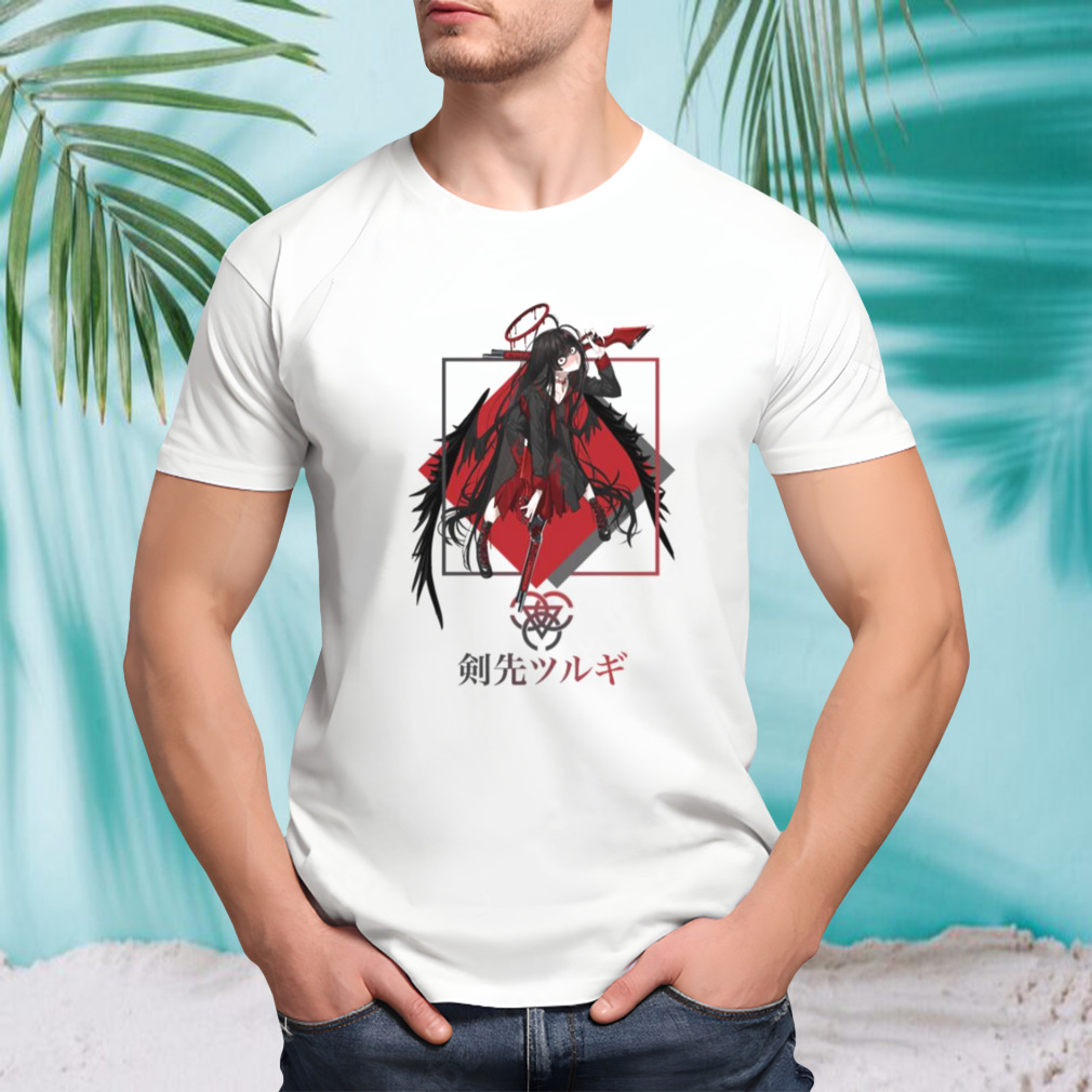 Tsurugi Blue Archive Anime Game shirt