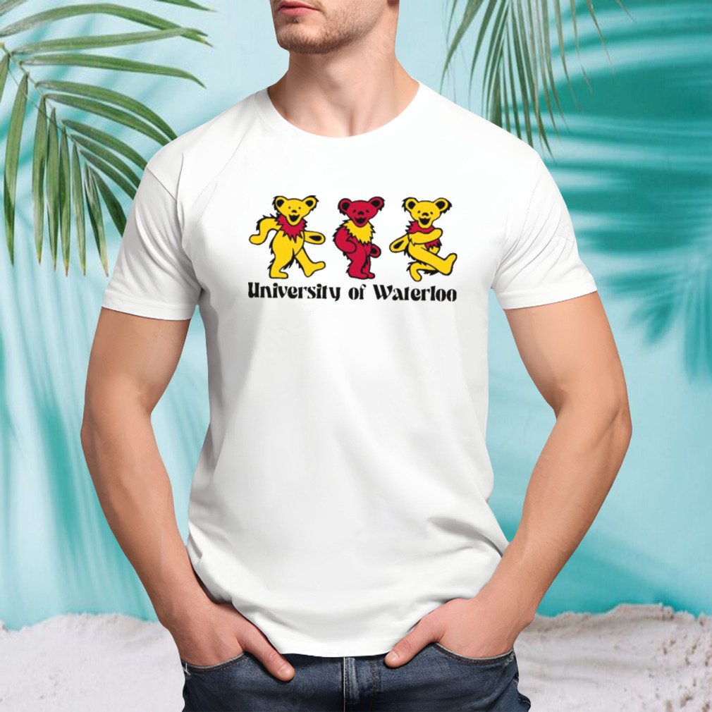University Of Waterloo Bears White Background shirt