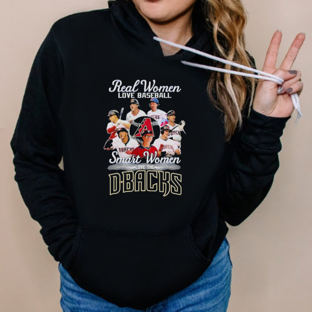 Real Women Love Baseball Smart Women Love The Arizona Diamondbacks 2023  Signatures Shirt, hoodie, sweater and long sleeve