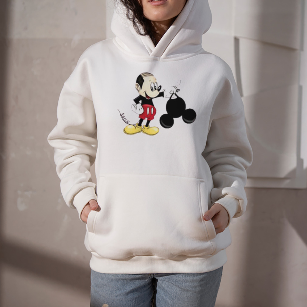 Bald Mickey mouse ears meme shirt 5 Hoodie