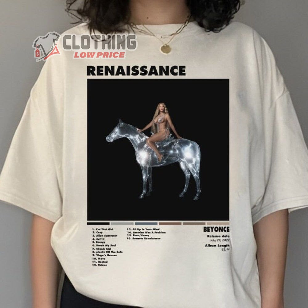 Beyonce Renaissance World Tour 2023 Setlist Merch Renaissance World Tour 2023 T-Shirt