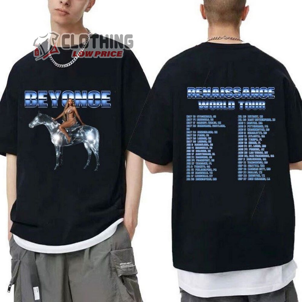Beyonce Tour 2023 UK Merch Renaissance World Tour Shirt Beyonce Renaissance Tour 2023 T-Shirt