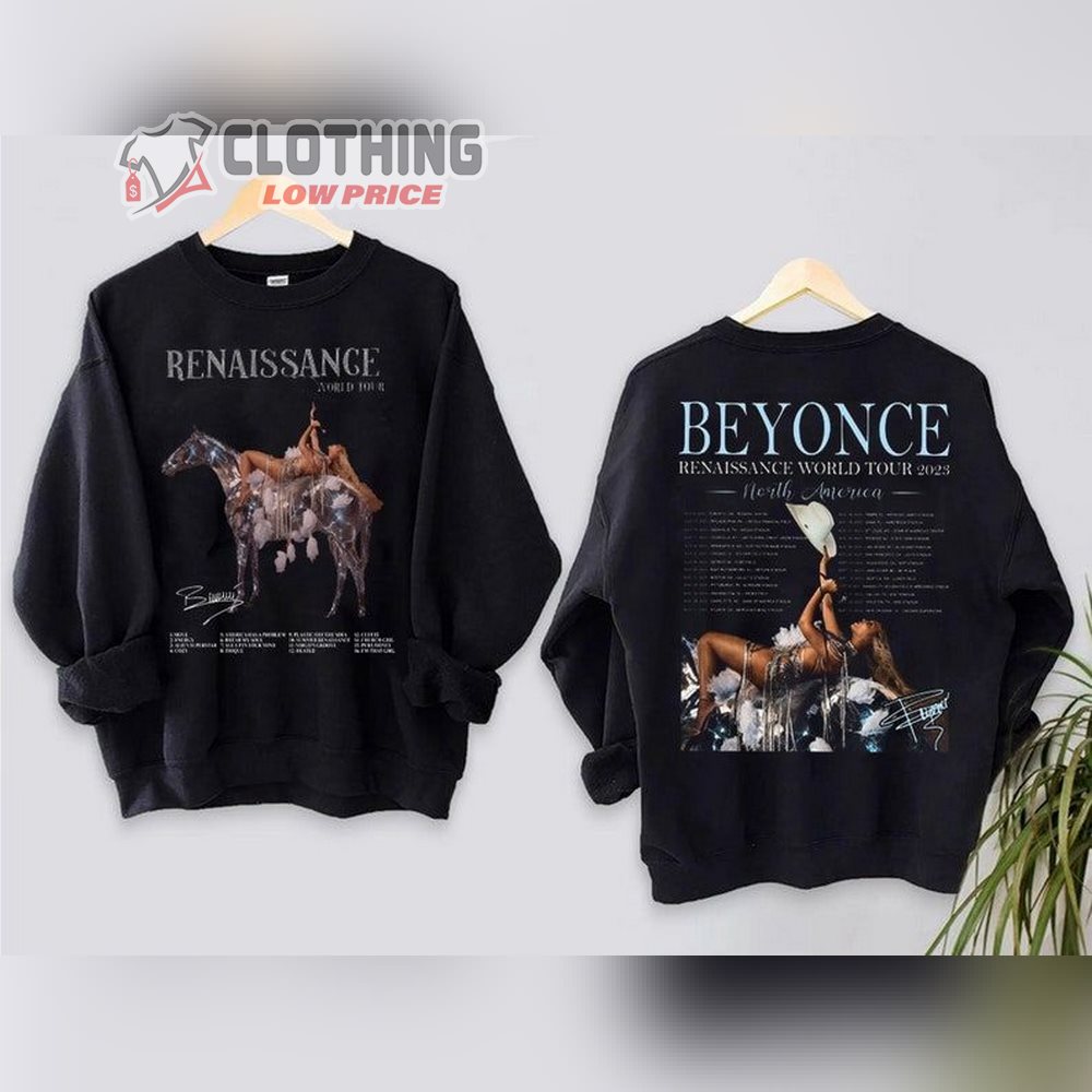 Beyonce Tour Renaissance Tour T-Shirt, Beyonce Pop Music Shirt, Renaissance World Tee, Music Tour Shirt, Beyonce Concert Sweatshirt