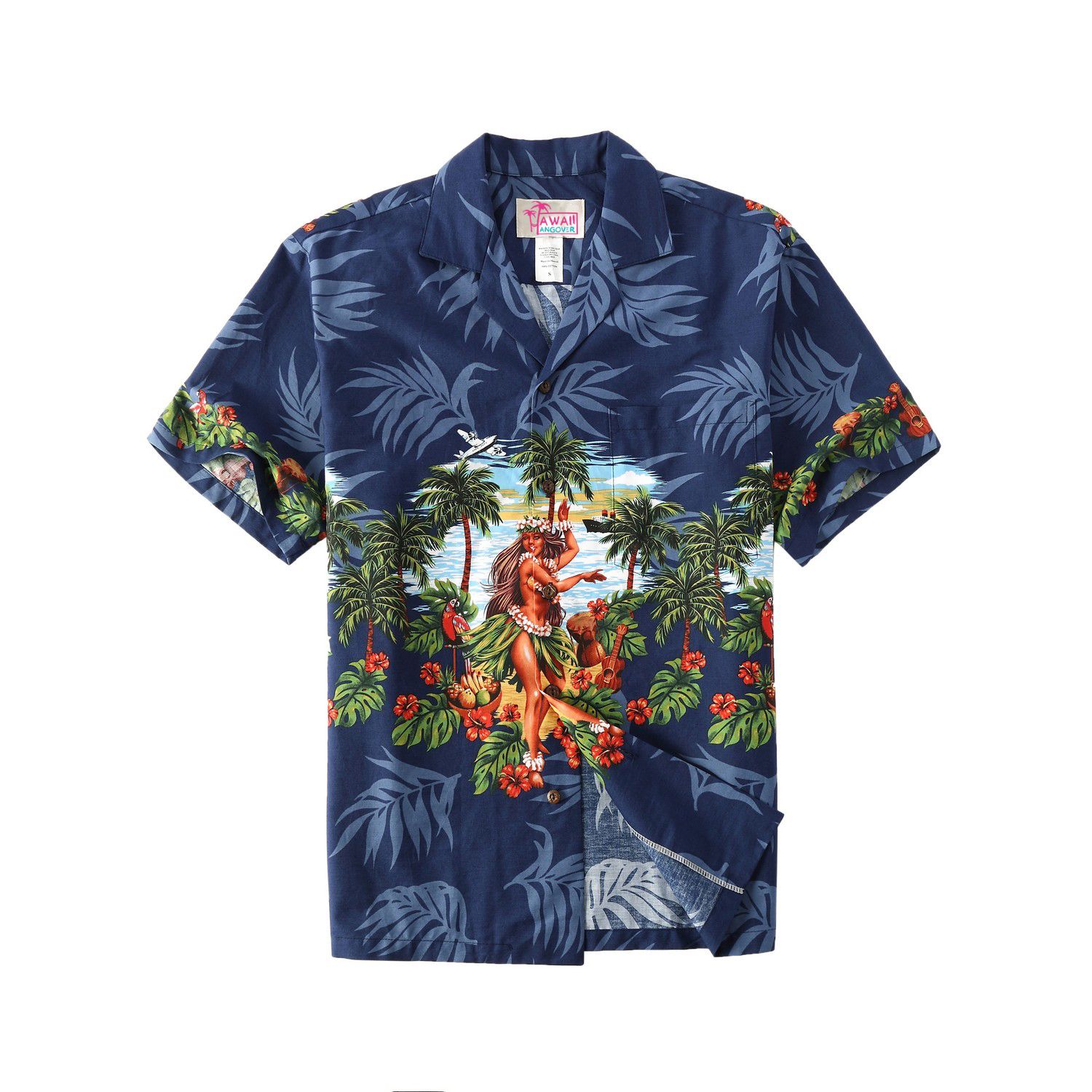 Girl Blue High Quality Hawaiian Shirt