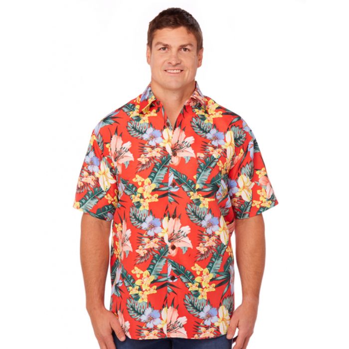 Hibiscus Orange Unique Design Hawaiian Shirt 1 Hibiscus Orange Unique Design Hawaiian Shirt