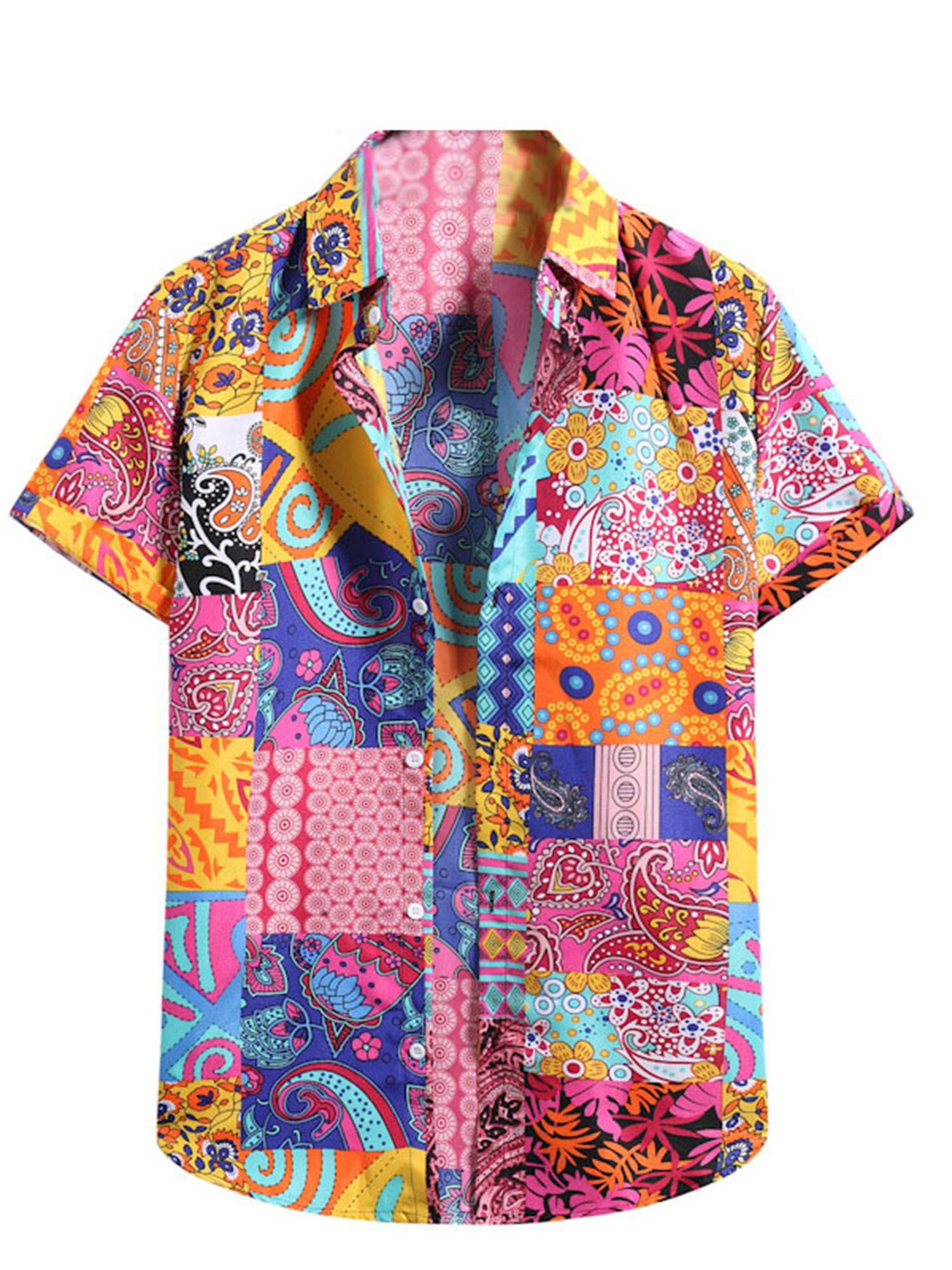 Holiday Party Colorful High Quality Hawaiian Shirt