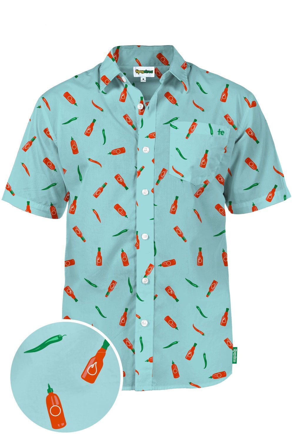 Hot Sauce Blue Unique Design Hawaiian Shirt