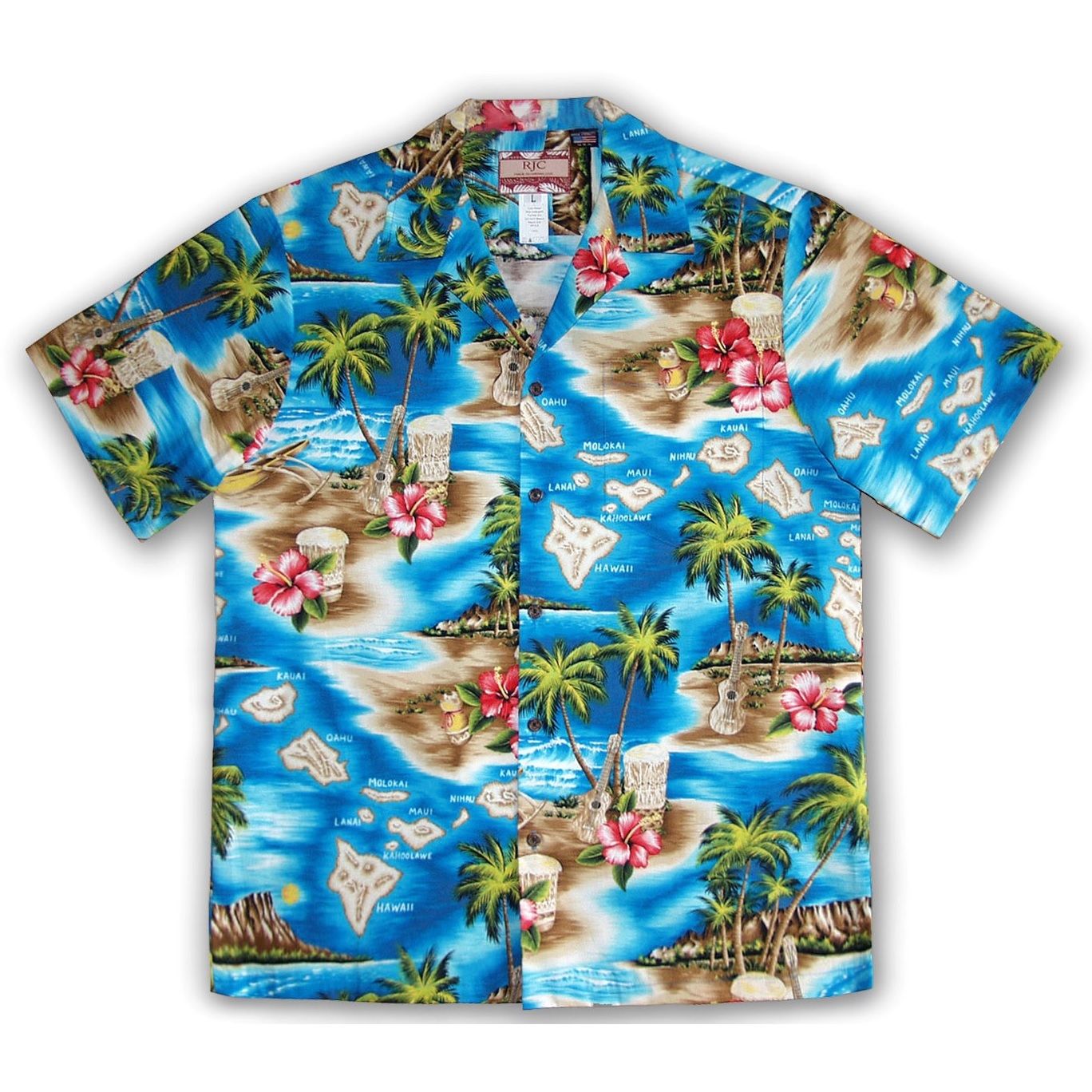 Island Stylin Blue Amazing Design Hawaiian Shirt