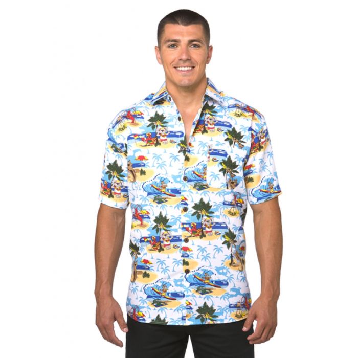 Island White Amazing Design Hawaiian Shirt