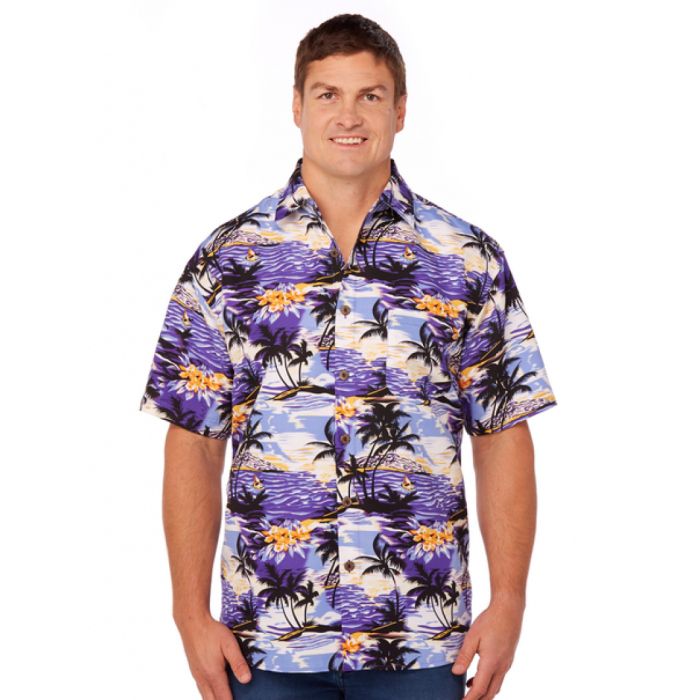 Island White Unique Design Hawaiian Shirt