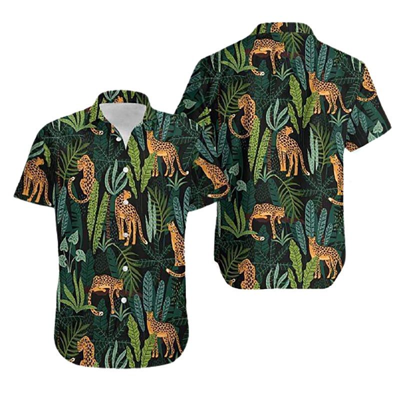 Jaguar Tropical Multicolor Best Design Hawaiian Shirt
