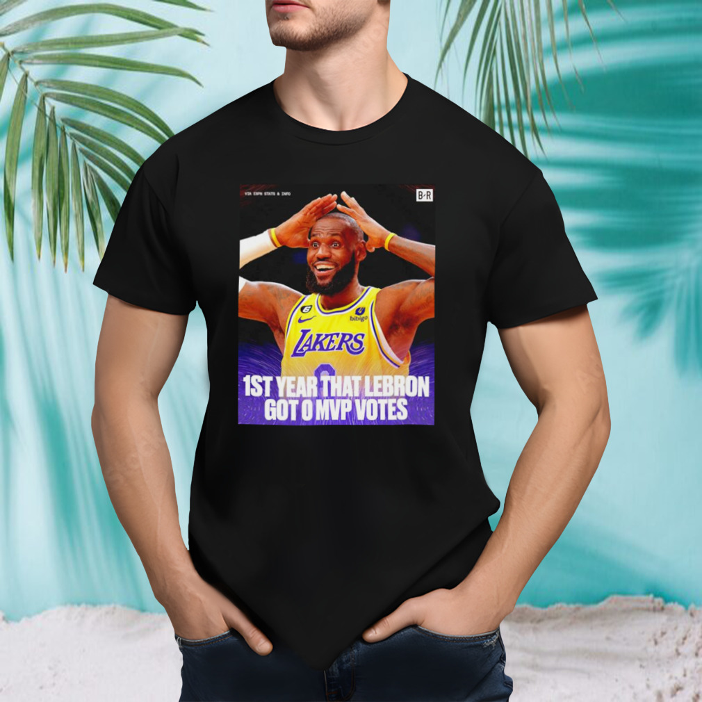 LeBron James 1 st year that Lebron got 0 MVP votes shirt