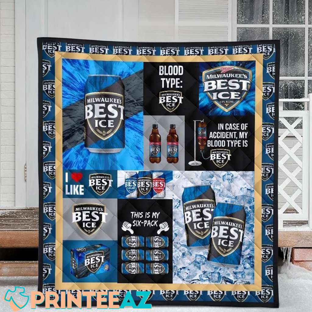 Milwaukee_s Best Ice Beer Blanket All I Need Is Unique Design Gifts - PrinteeAZ