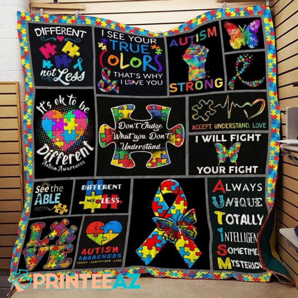 See The Able Not The Label Autism Blanket - PrinteeAZ