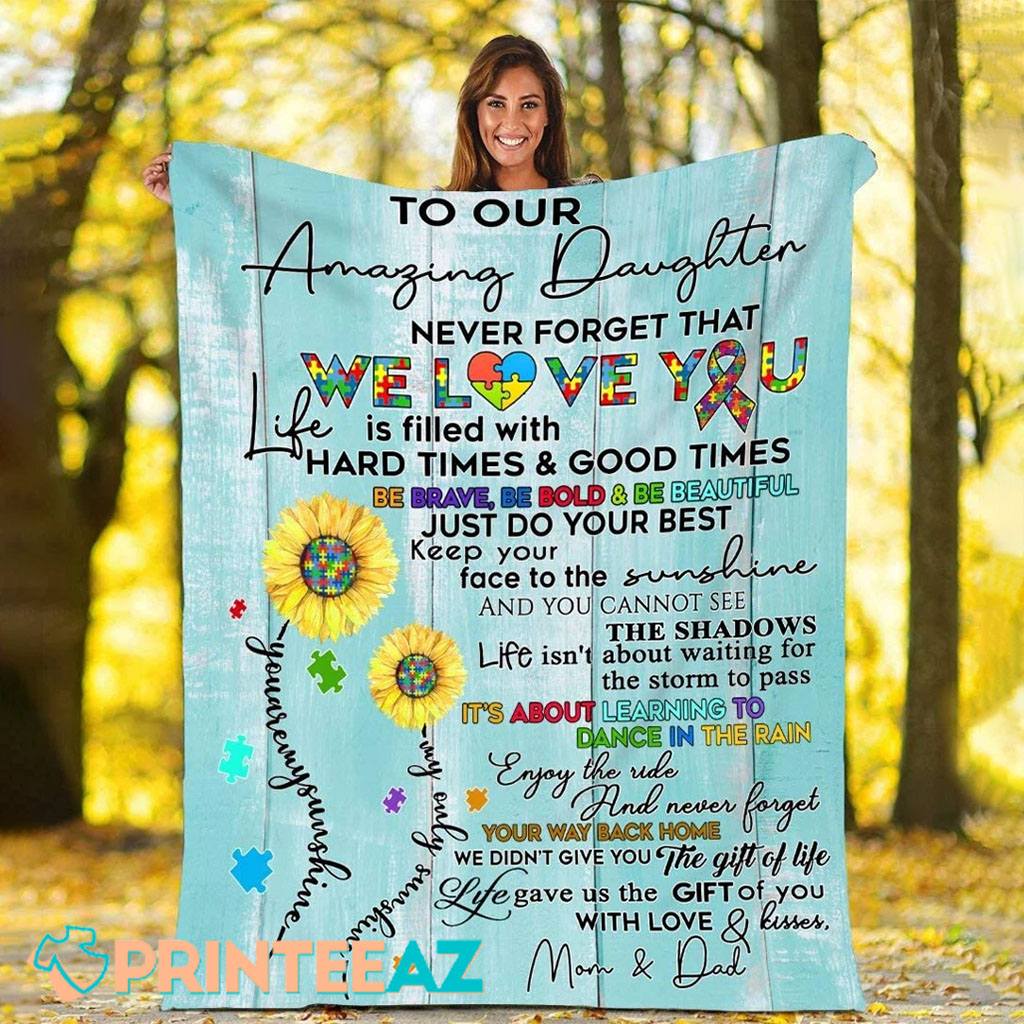 Unique Gifts Autism Blanket - PrinteeAZ