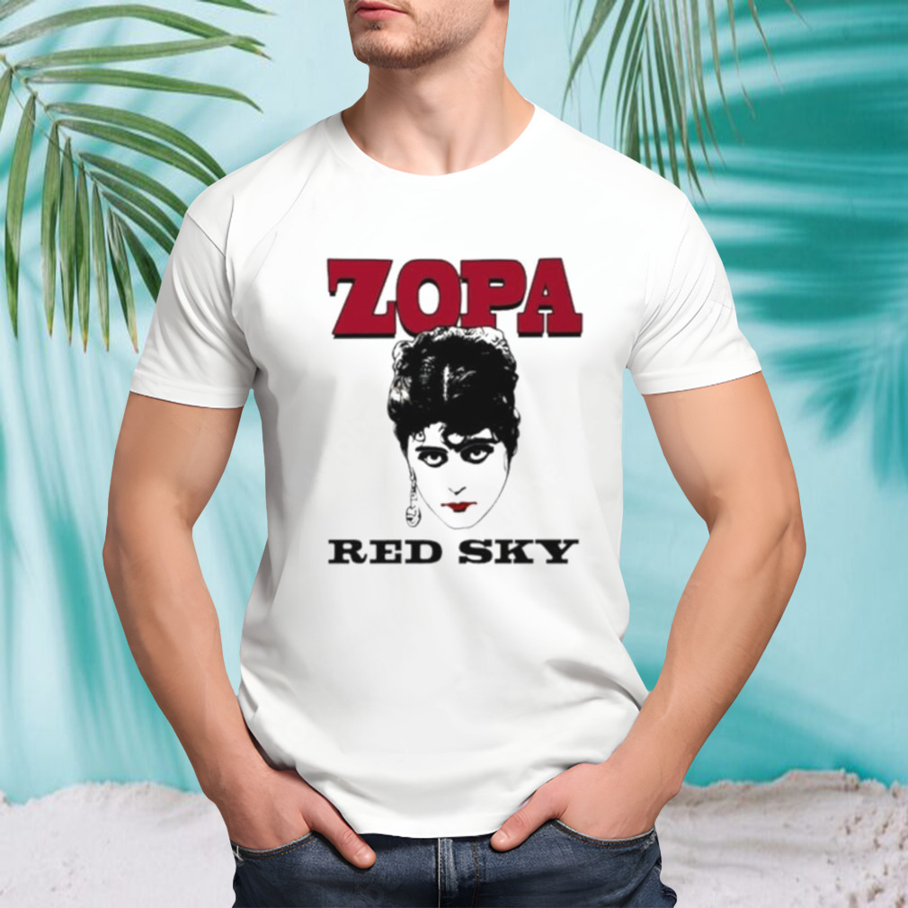 Zopa red sky shirt