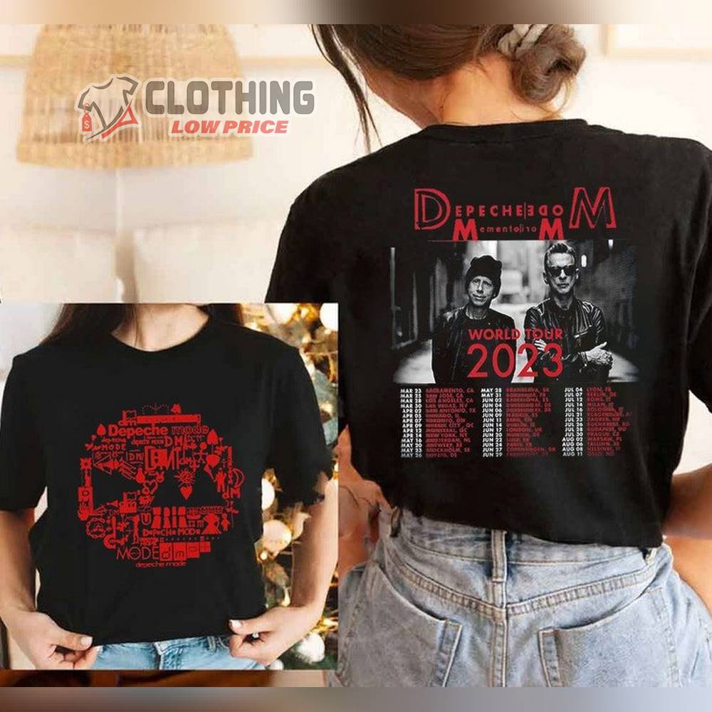 2023 Depeche Mode T-Shirt, Depeche Mode Memento Mori World 2023 Tour Sweatshirt, Dm Rock Band 2023 Shirt, 2023 Tour Hoodie